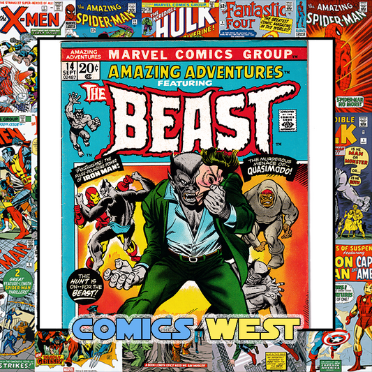 AMAZING ADVENTURES #14 FN+ (6.5) Beast! Iron Man!