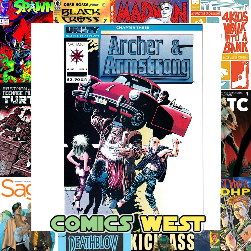 ARCHER & ARMSTRONG #1 NM- (9.2) Frank Miller cover! 1992