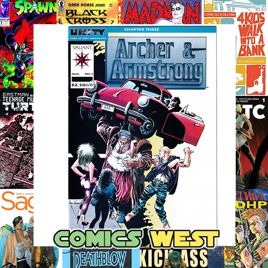 ARCHER & ARMSTRONG #1 NM- (9.2) Frank Miller cover! 1992