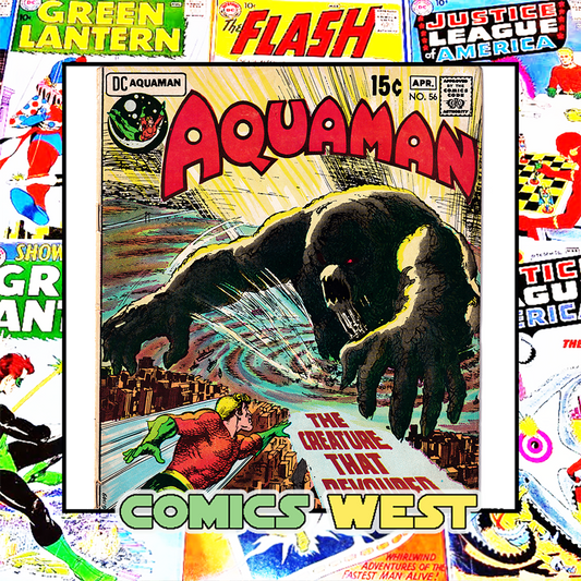 AQUAMAN #56 VG/FN- (5.0) Secret Marvel/DC crossover! Nick Cardy cover! 1971