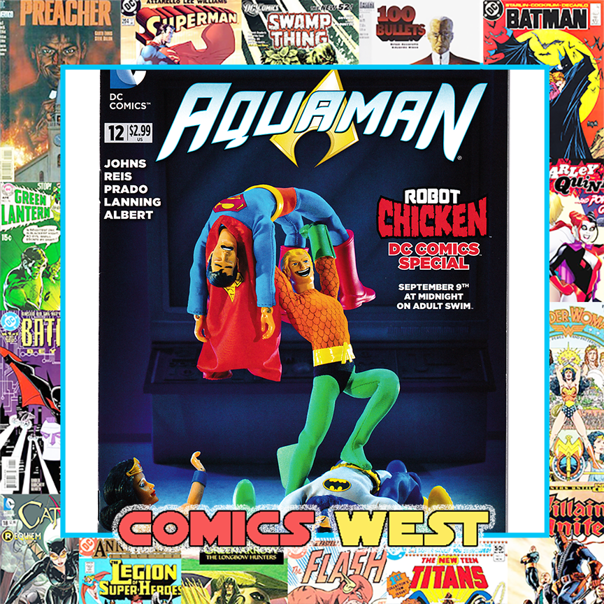 AQUAMAN #12 NM- (9.2) Robot Chicken variant! 2012