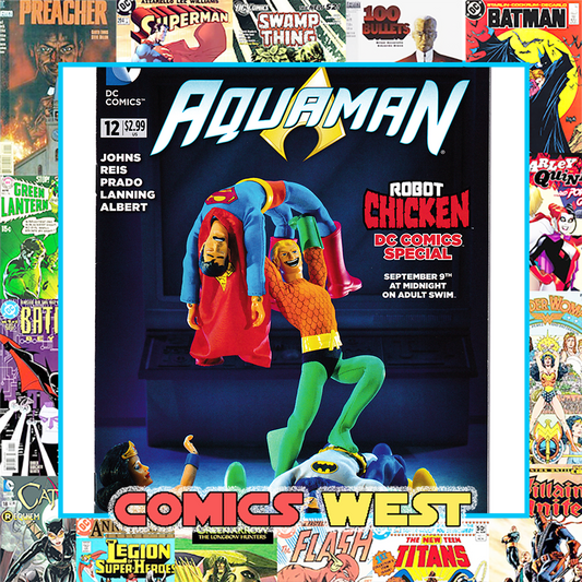 AQUAMAN #12 NM- (9.2) Robot Chicken variant! 2012
