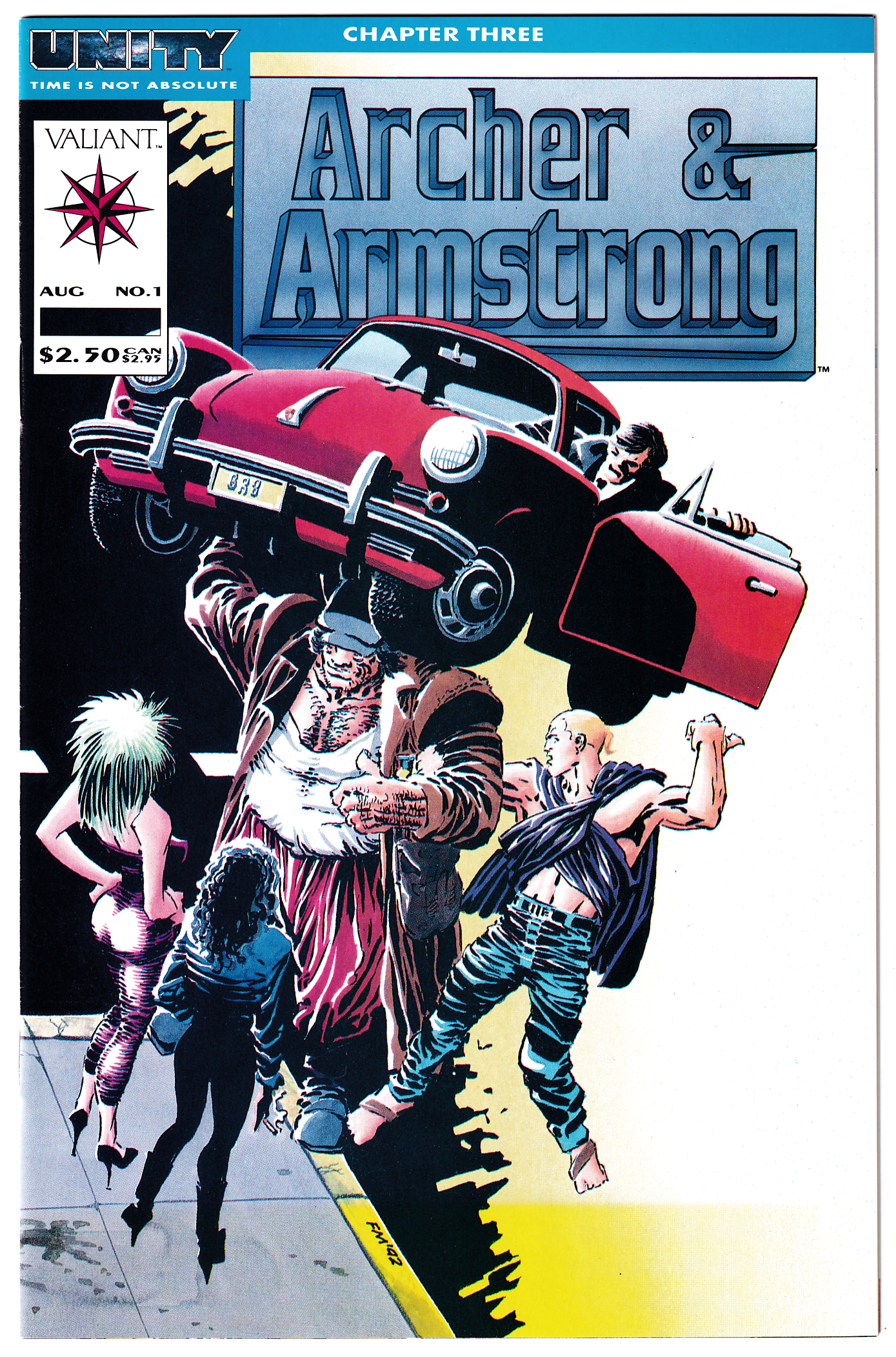 ARCHER & ARMSTRONG #1 NM- (9.2) Frank Miller cover! 1992