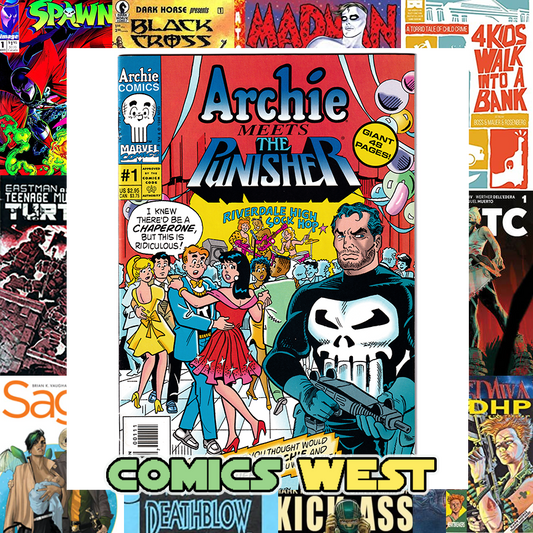 ARCHIE MEETS THE PUNISHER #1 FN+ (6.5) Low print run! 1994