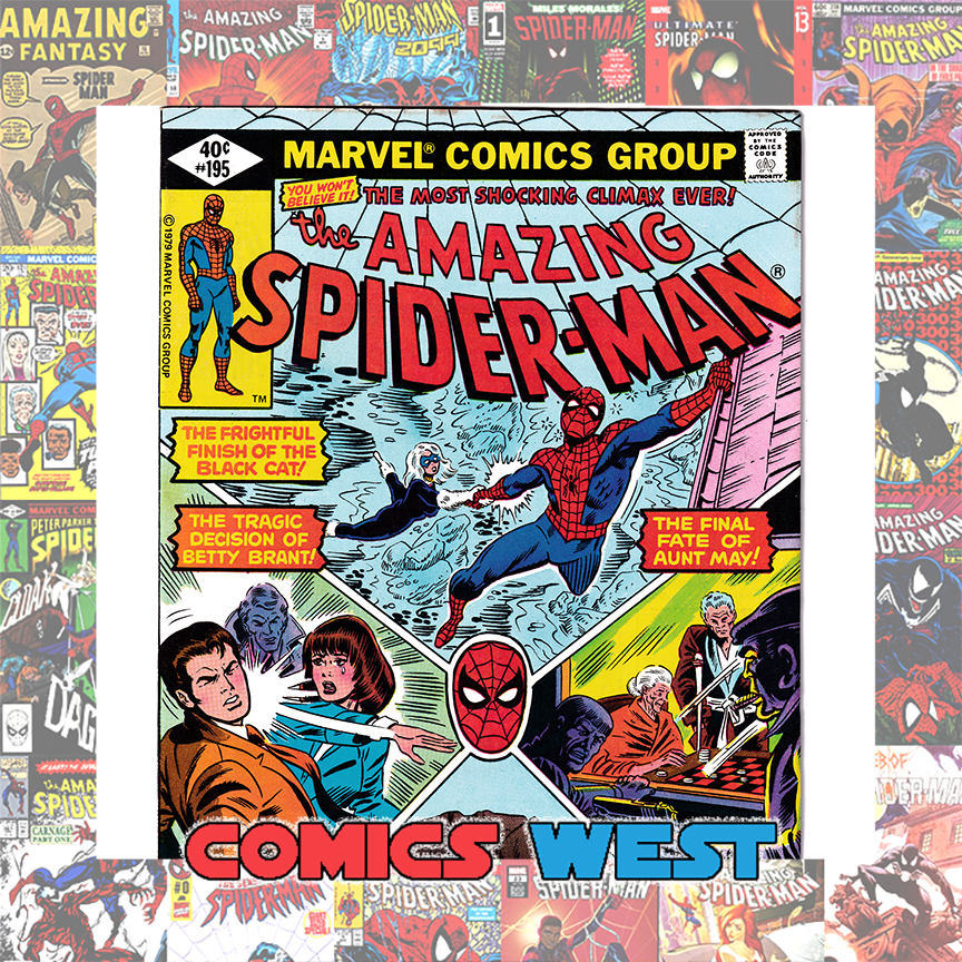 AMAZING SPIDER-MAN #195 NM- (9.2) 2nd app BLACK CAT! 1979