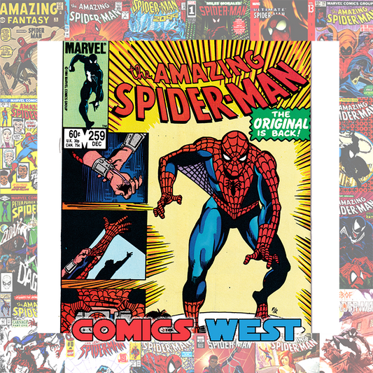 AMAZING SPIDER-MAN #259 NM- (9.2) Origin of Spidey! 1984