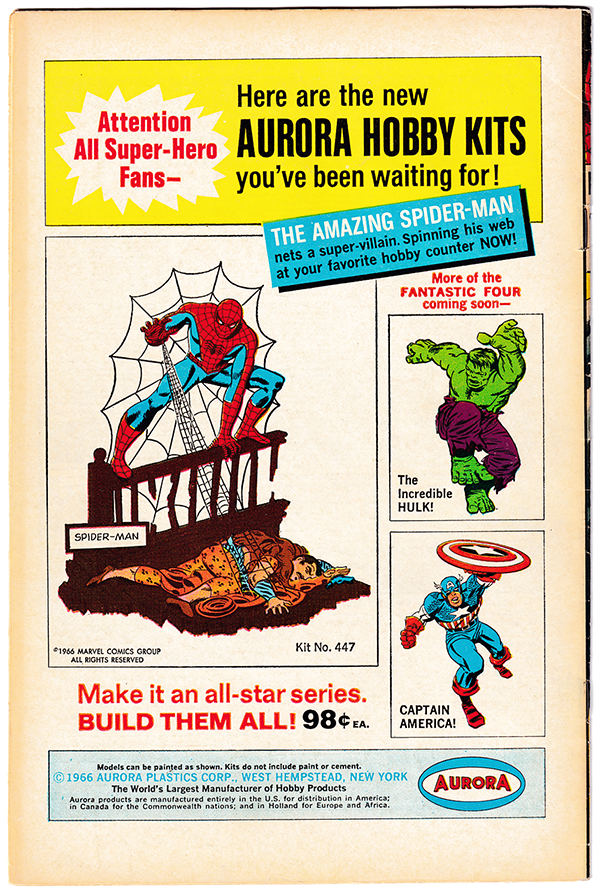 AMAZING SPIDER-MAN #45 FN/VF (7.0) 3rd app. LIZARD John Romita!