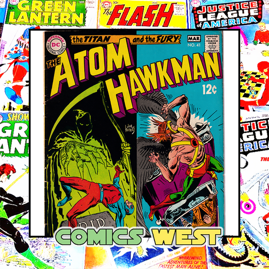 ATOM #41 VG+ (4.5) Hawkman! Joe Kubert cover! 1969