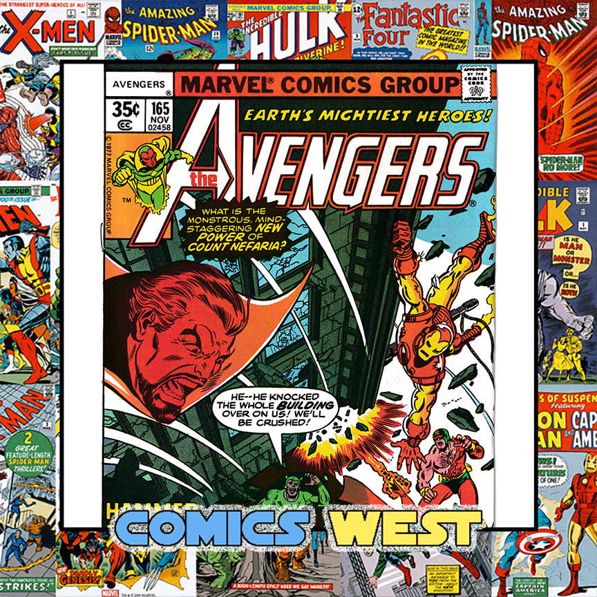 AVENGERS #165 NM- (9.2) 1st app. Henry Gyrich! George Perez cover! 1977