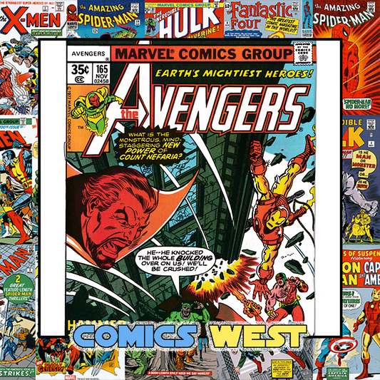 AVENGERS #165 NM- (9.2) 1st app. Henry Gyrich! George Perez cover! 1977