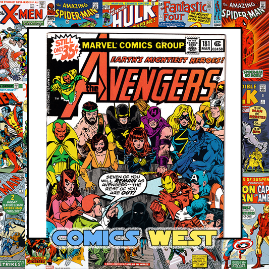 AVENGERS #181 FN- (5.5) 1st app. Scott Lang! George Perez cover! 1979