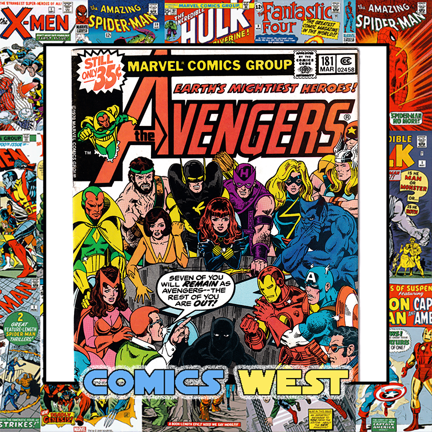 AVENGERS #181 FN- (5.5) 1st app. Scott Lang! George Perez! 1979