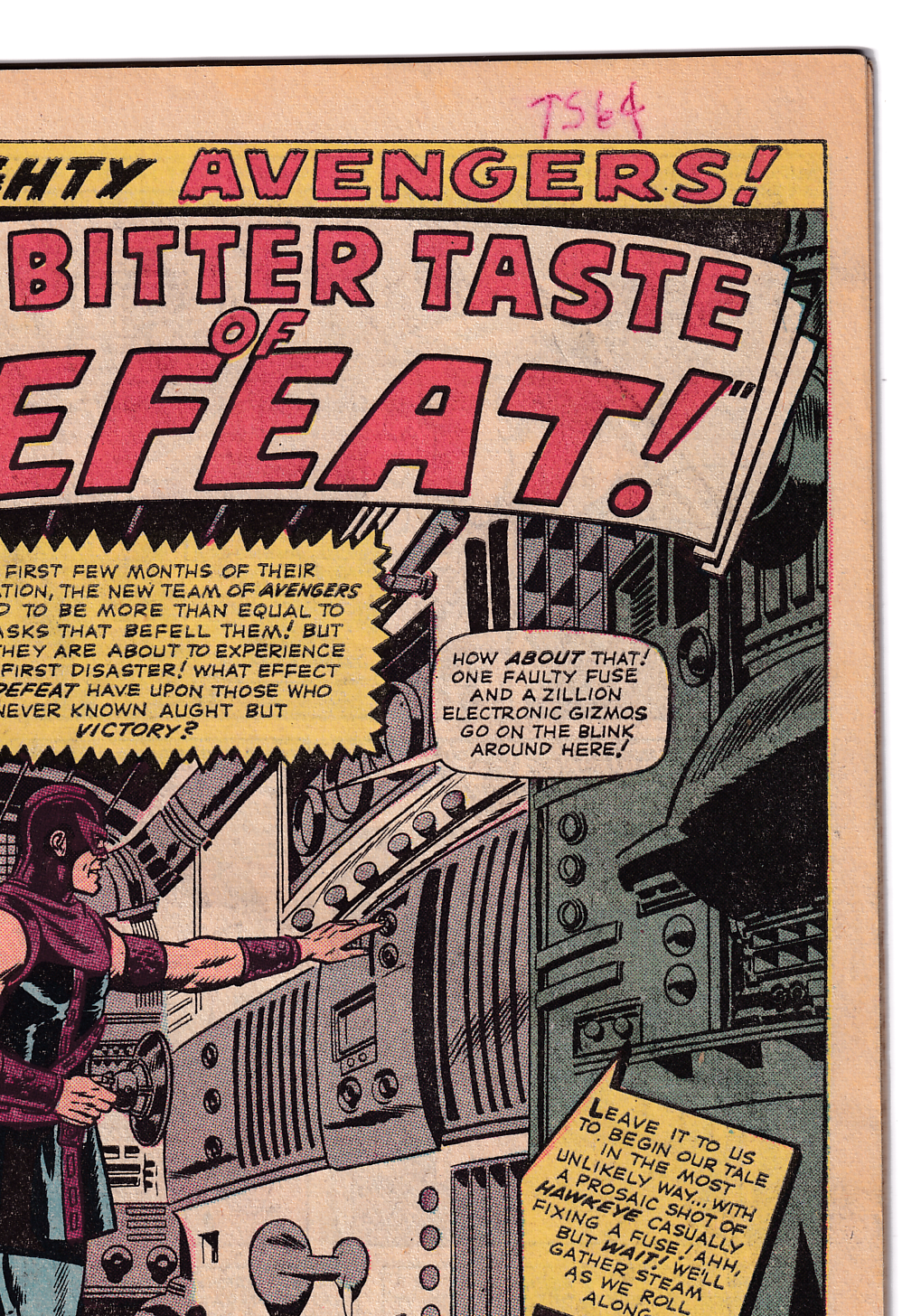 AVENGERS #21 VG- (3.5) 1st app. and origin Power Man!