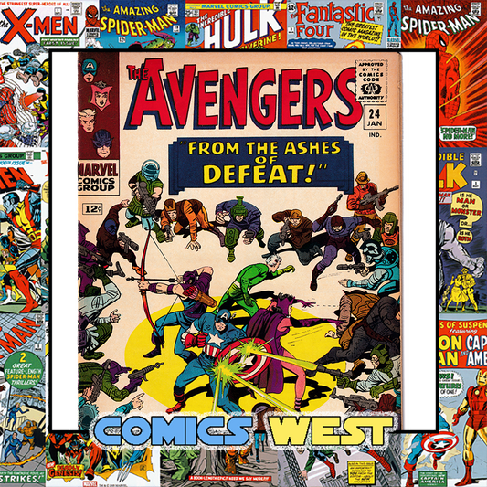 AVENGERS #24 FN- (5.5) Kang! Kirby! 1966