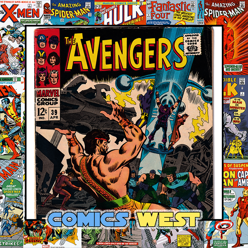 AVENGERS #39 FN (6.0) Black Widow! 1967