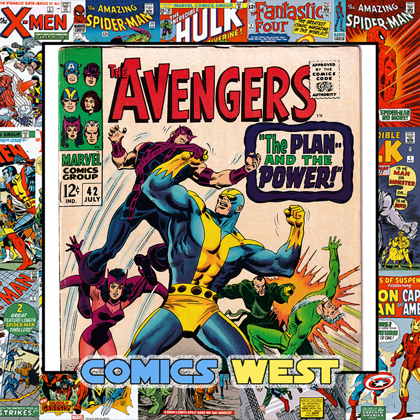 AVENGERS #42 FN+ (6.5) John Buscema art! 1967