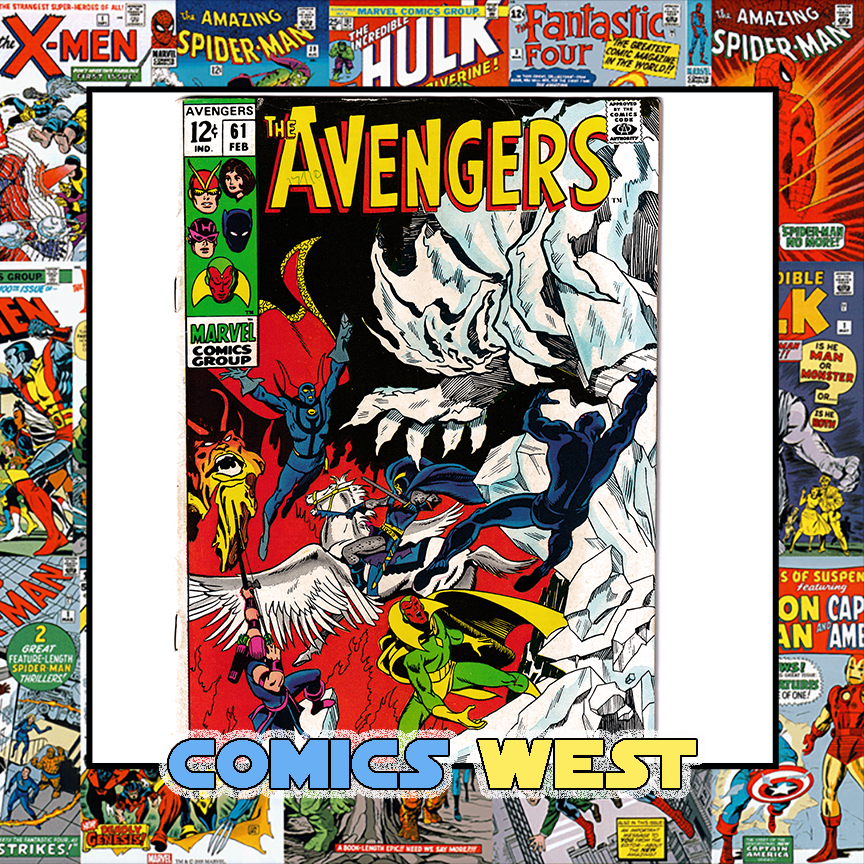AVENGERS #61 GD/VG (3.0) 1st app. Quinjet! 1969