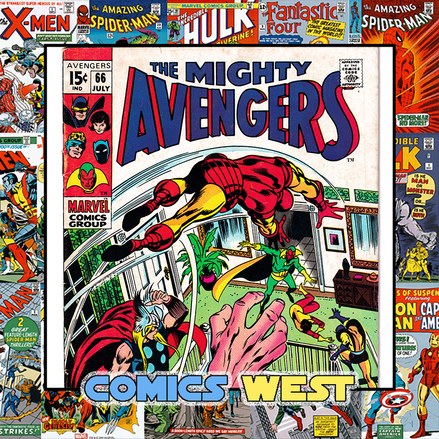 AVENGERS #66 FN- (5.5) 1st. app. ADAMANTIUM and ULTRON-6! 1969