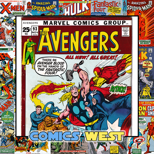 AVENGERS #93 VG/FN (5.0) Kree-Skrull War! Neal Adams!