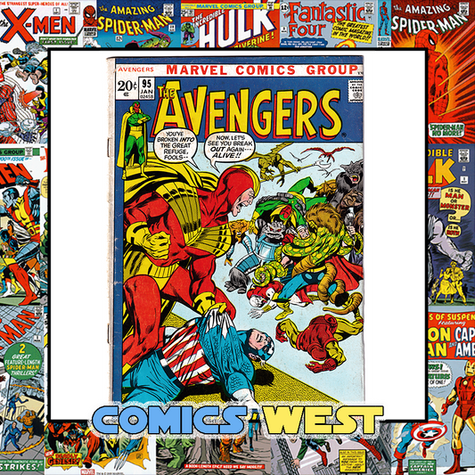 AVENGERS #95 VG+ (4.5) Neals Adams! 1972