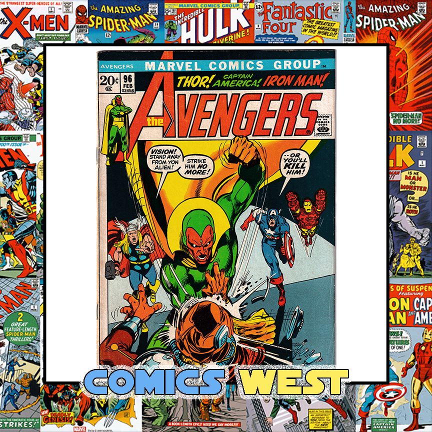 AVENGERS #96 FN- (5.5) Neal Adams cover and art! 1972