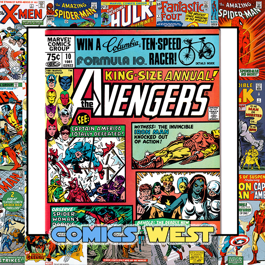 AVENGERS ANNUAL #10 VF/NM (9.0) 1st app. Rogue and Madelyne Pryor! Newsstand!