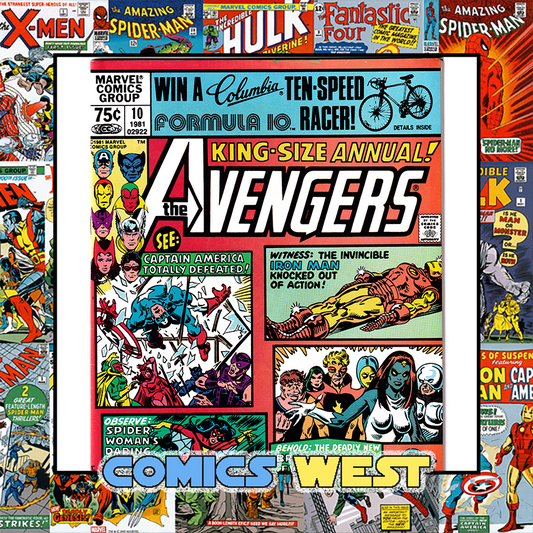 AVENGERS ANNUAL #10 VF/NM (9.0) 1st app. Rogue and Madelyne Pryor! Newsstand!