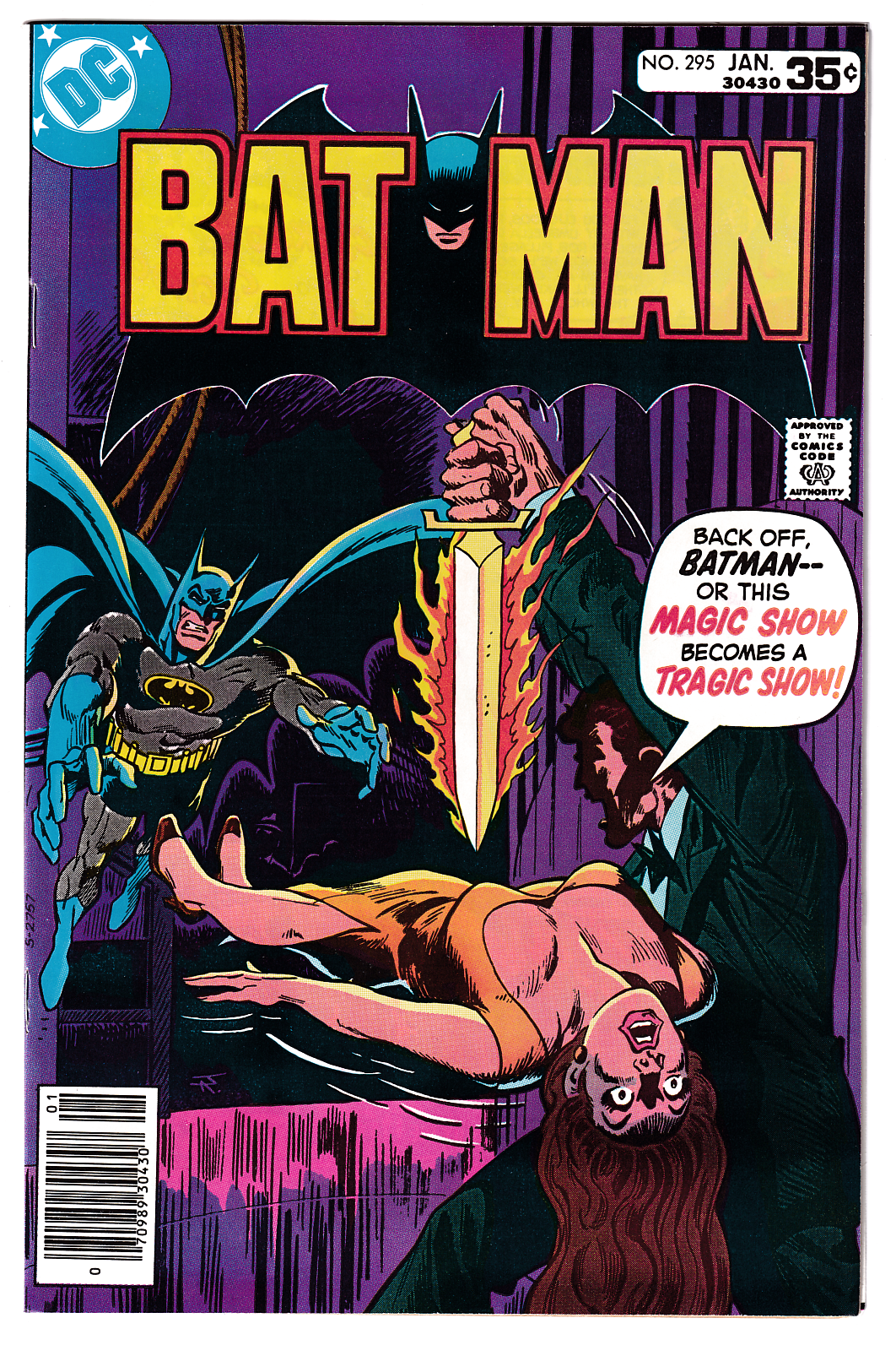 BATMAN #295 NM- (9.2) Jim Gordon appearance! 1978