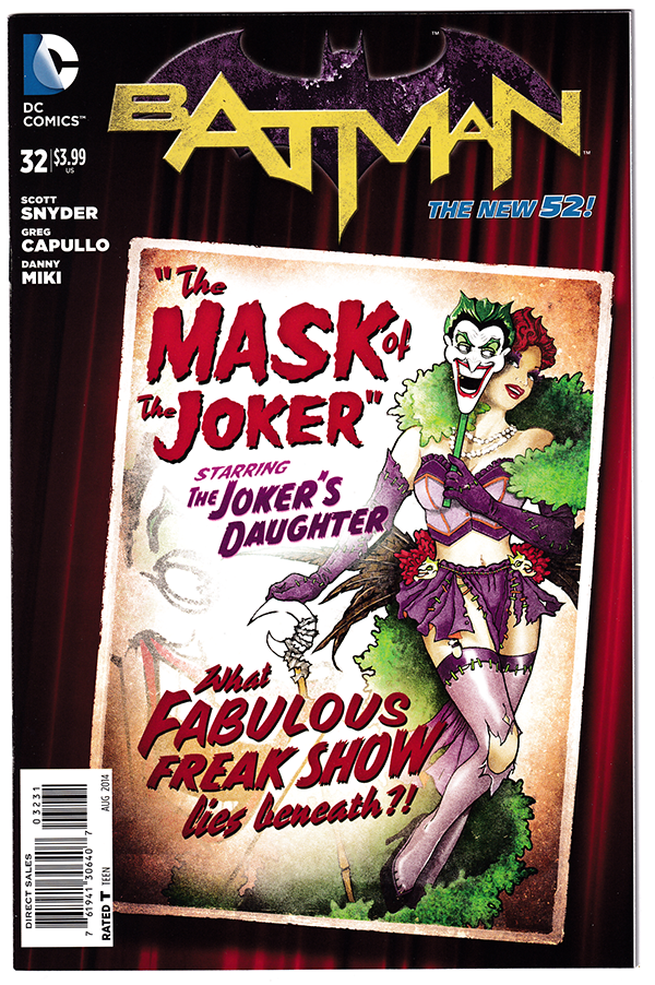 BATMAN #32 NM- (9.2) DC Bombshells variant! 2014