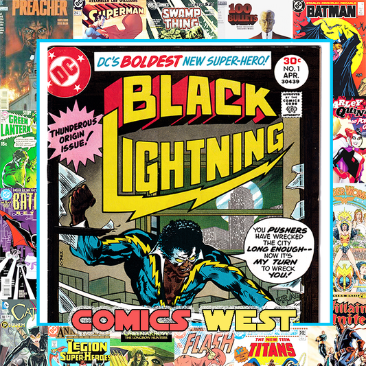 BLACK LIGHTNING #1 FN (6.0) 1st app. and origin BLACK LIGHTNING! 1977