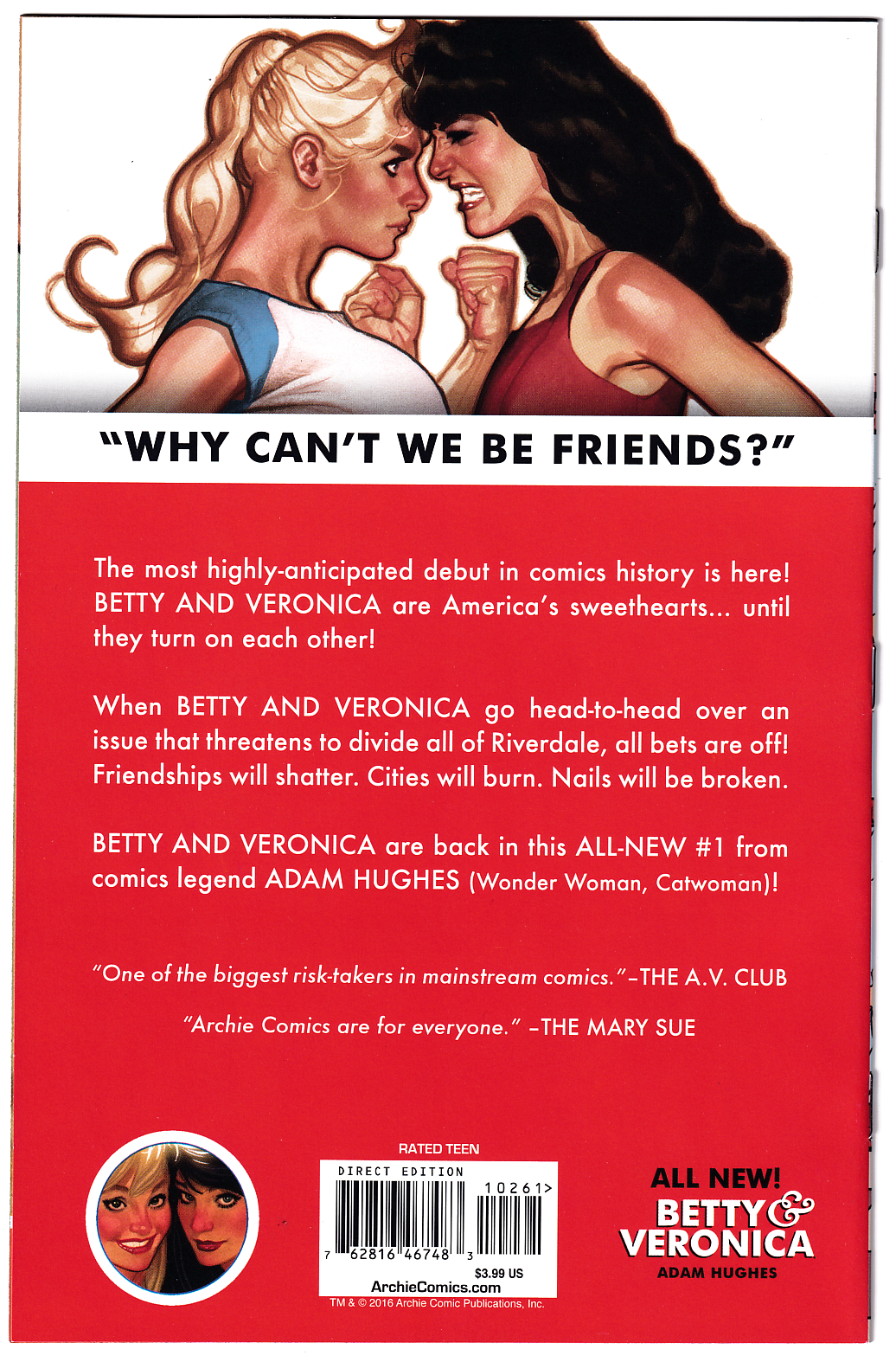 BETTY & VERONICA #1 Stan Sakai exclusive cover! 2016