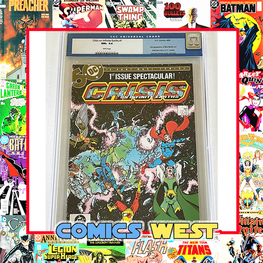 CRISIS ON INFINITE EARTHS #1 CGC 9.6 OLD LABEL! 1985