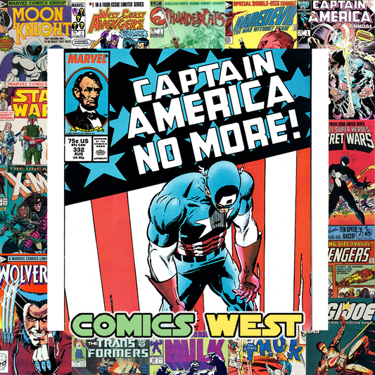 CAPTAIN AMERICA #332 VF (8.0) Cap Resigns! Super-Patriot! 1987