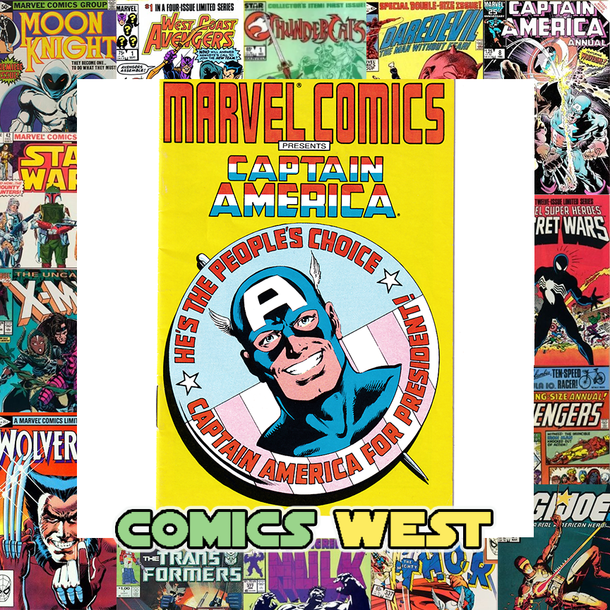 MARVEL COMICS PRESENTS CAPTAIN AMERICA Mini Comic 1987