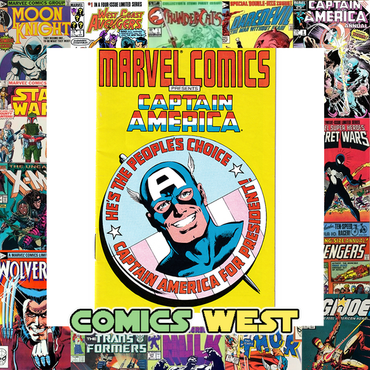 MARVEL COMICS PRESENTS CAPTAIN AMERICA Mini Comic 1987