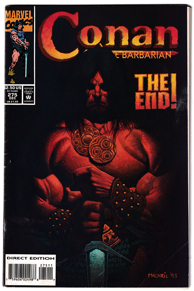 CONAN THE BARBARIAN #275 VG+ (4.5) Last issue! Low print! 1993