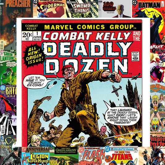 COMBAT KELLY AND THE DEADLY DOZEN #1 VF+ (8.5) 1972