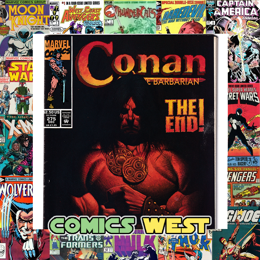 CONAN THE BARBARIAN #275 VG+ (4.5) Last issue! Low print! 1993
