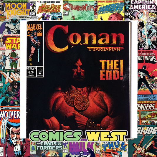CONAN THE BARBARIAN #275 VG+ (4.5) Last issue! Low print! 1993