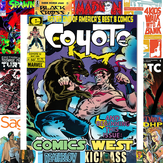 COYOTE #12 NM- (9.2) 2nd Todd McFarlane art! Low print run! 1985