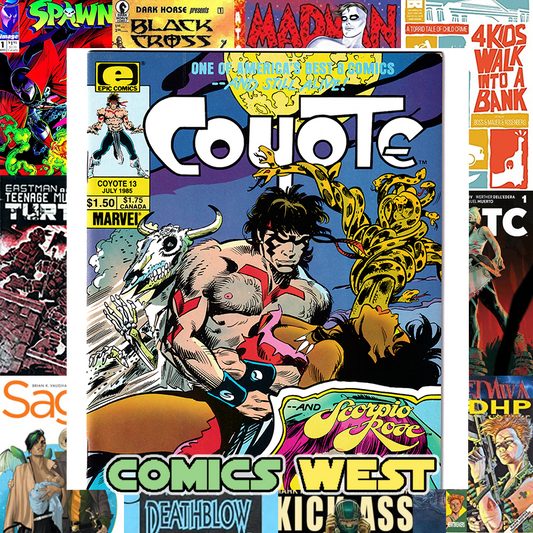 COYOTE #13 VF/NM (9.0) 1st Tood McFarlane cover!! 1985