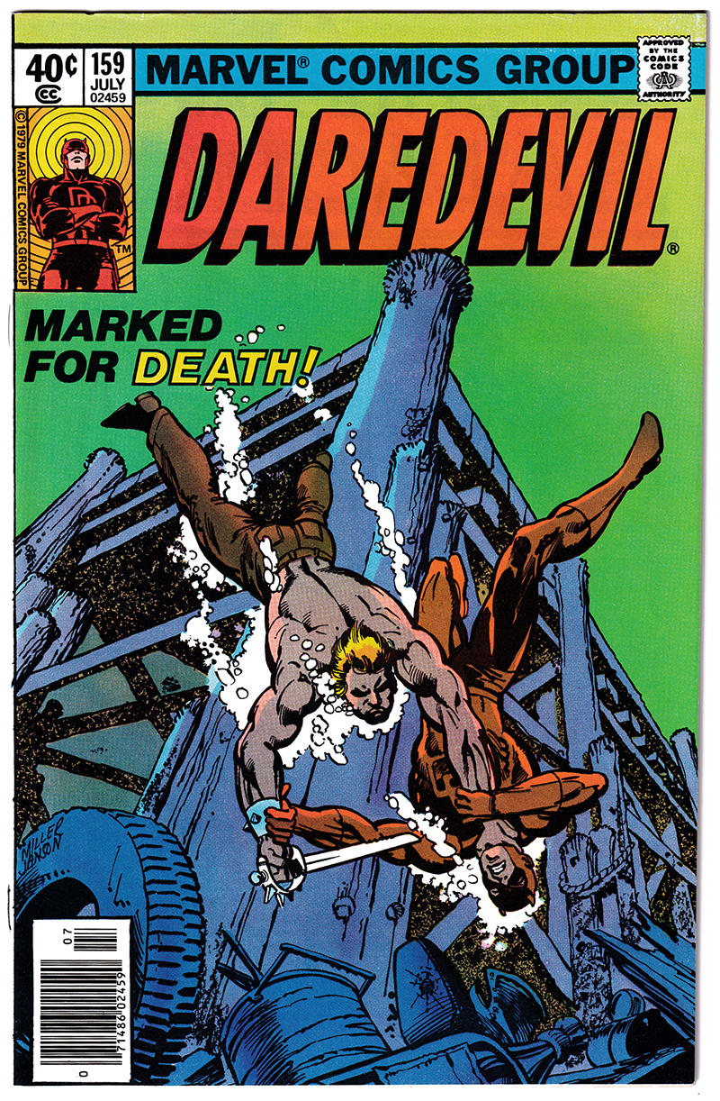 DAREDEVIL #159 VF- (7.5) Bullseye! Frank Miller! Newsstand edition! 1979