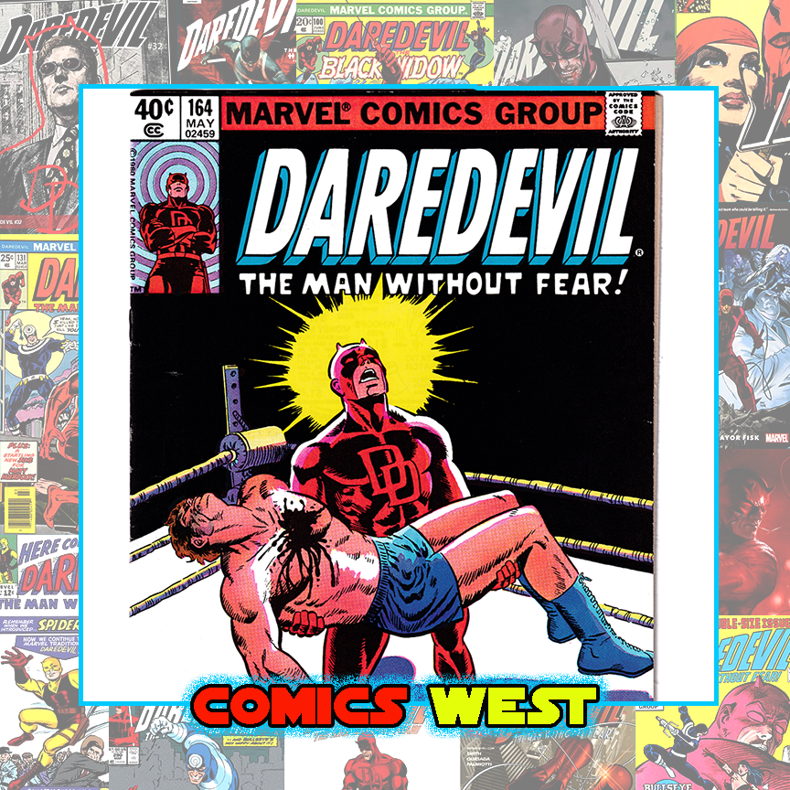 DAREDEVIL #164 FN+ (6.5) Origin retold! Frank Miller! Newsstand 1980
