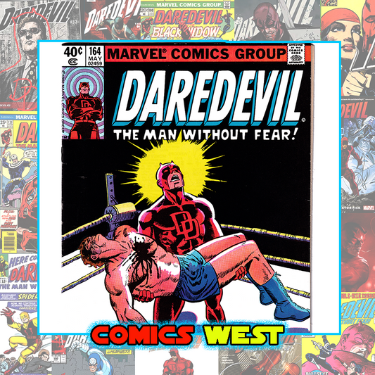 DAREDEVIL #164 FN+ (6.5) Origin retold! Frank Miller! Newsstand 1980