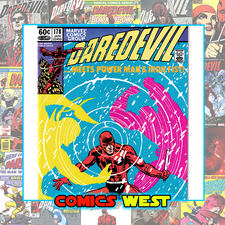 DAREDEVIL #178 VF+ (8.5) Power Man! Iron FIst! Elektra! Kingpin! Newstand 1982