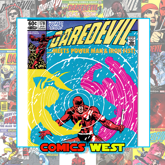 DAREDEVIL #178 VF+ (8.5) Power Man! Iron FIst! Elektra! Kingpin! Newstand 1982
