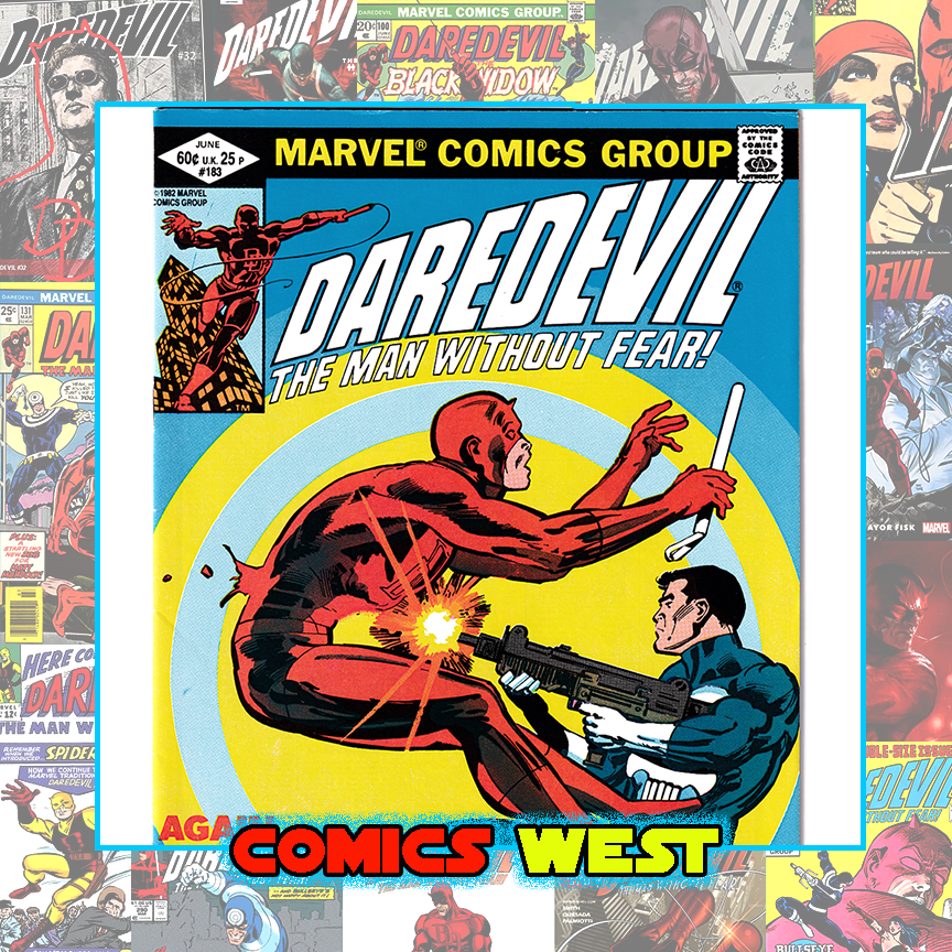 DAREDEVIL #183 VF- (7.5) The Punisher! Frank Miller! 1982