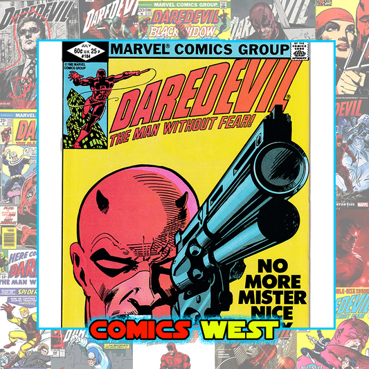 DAREDEVIL #184 FN/VF (7.0) DD shoots The Punisher! 1982