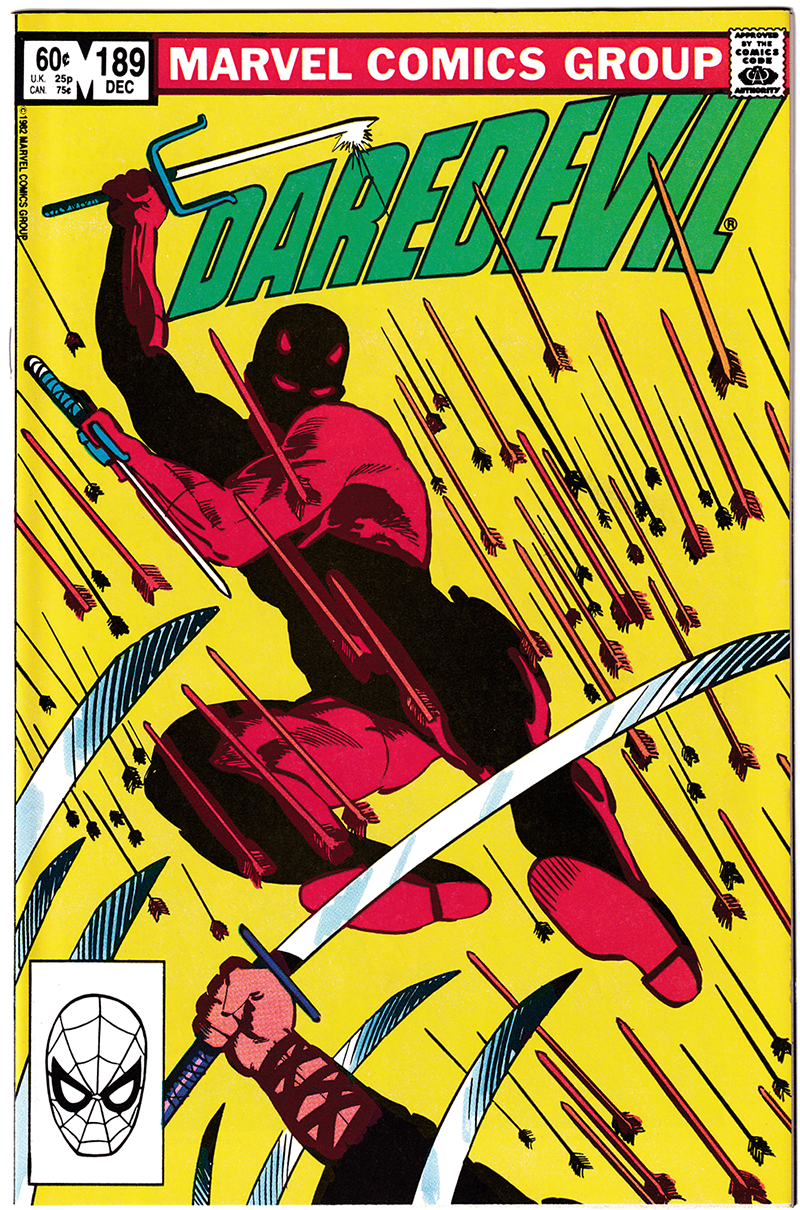 DAREDEVIL #189 VF/NM (9.0) Death of Stick! 1982