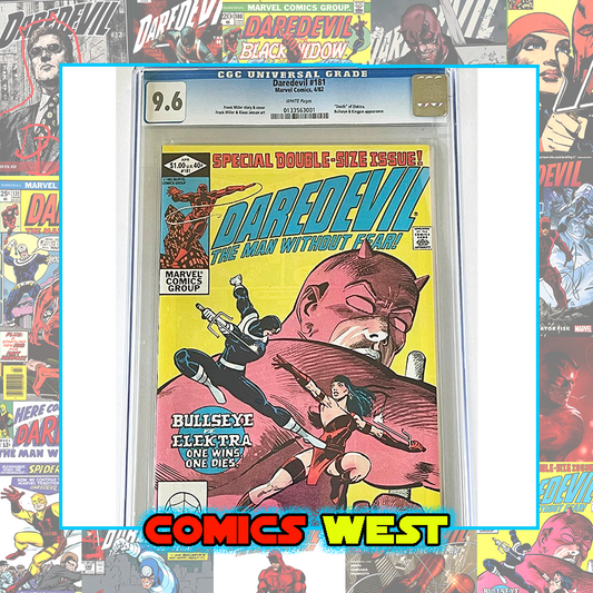DAREDEVIL #181 CGC 9.6 Death of Elektra! KIngpin and Bullseye! Frank Miller!
